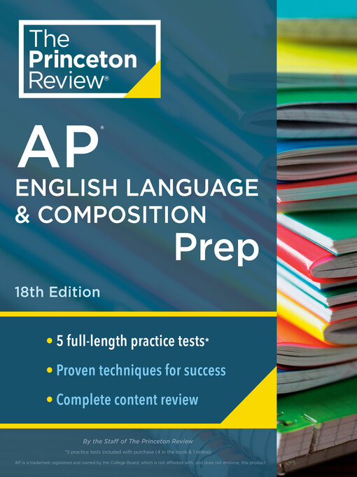 Title details for Princeton Review AP English Language & Composition Prep,  1 by The Princeton Review - Wait list